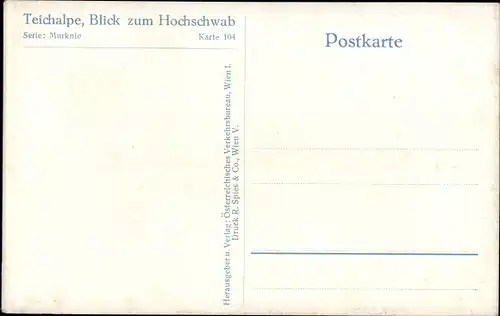 Ak Steiermark, Teichalpe, Hochschwab