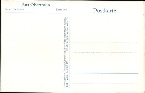 Ak Obertraun Oberösterreich, Dorfmotiv