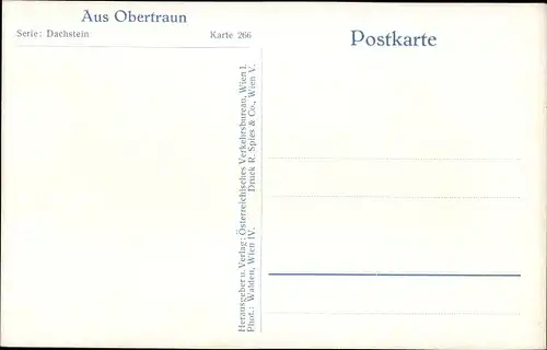 Ak Obertraun Oberösterreich, Dorfmotiv