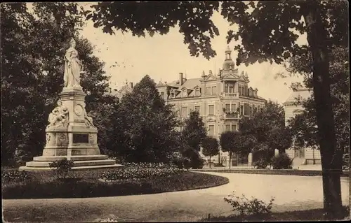 Ak Frankenberg an der Zschopau Sachsen, Friedenspark, Denkmal