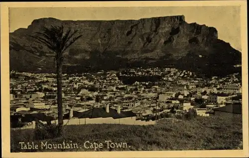 Ak Kapstadt Kapstadt Südafrika, Panorama, Tafelberg