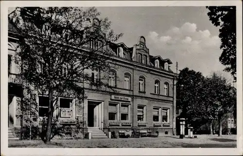 Ak Hasselfelde Oberharz am Brocken, Hotel zur Krone, FDGB Vertragsheim