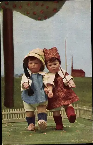 Ak Käthe Kruse Puppen, Ich hatt' einen Kameraden, Primus 1006