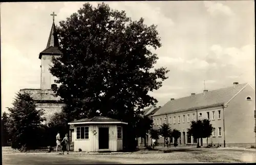 Ak Märkisch Buchholz, Marktplatz, Kirche