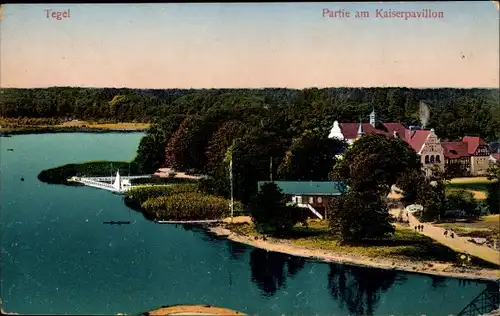 Ak Berlin Reinickendorf Tegel, Kaiserpavillon