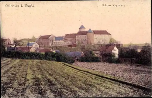 Ak Oelsnitz im Vogtland, Schloss Vogtsberg