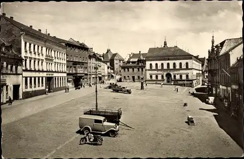 Ak Reichenbach im Vogtland, Markt