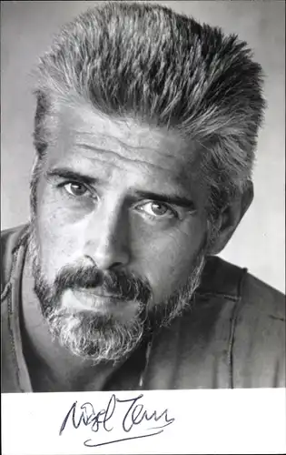 Ak Schauspieler Nigel Terry, Portrait, Autogramm