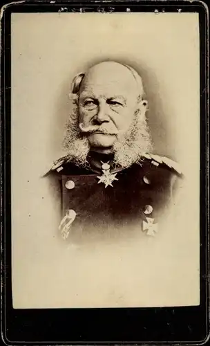 CdV Kaiser Wilhelm I., Portrait, um 1870
