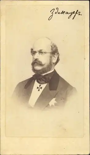 CdV Nikolai Fjodor von Zdekauer (1815 - 1897) russischer Arzt, Leibmedikus, um 1870