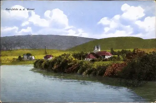 Ak Bursfelde Hann. Münden in Niedersachsen, Panorama