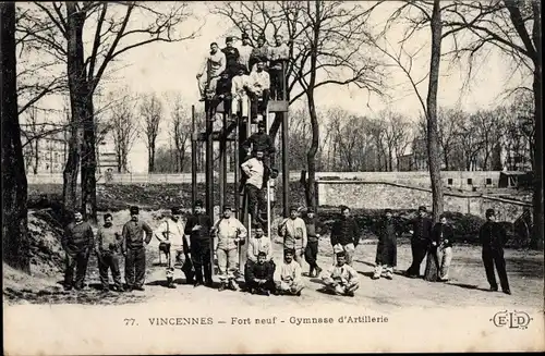 Ak Vincennes Val de Marne, Fort neuf, Gymnase d'Artillerie
