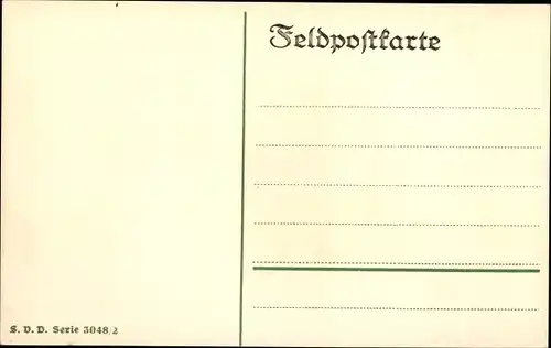 Ak Treue um Treue, Wappen, Waffenbrüderschaft, Schwert, Eichenlaub