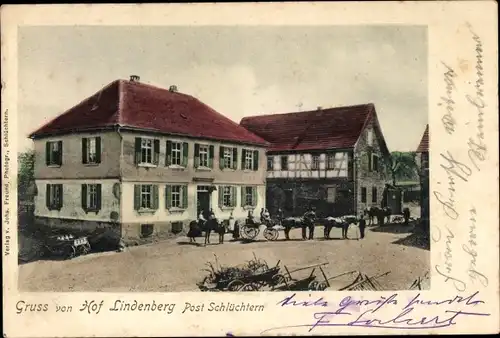 Ak Lindenberg Schlüchtern in Hessen, Hof Lindenberg