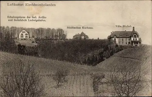 Ak Kirchheimbolanden in der Pfalz, Villa Michel, Städtisches Kurhaus, Erholungshaus