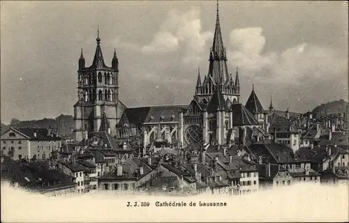 Ak Lausanne Kanton Waadt, Kathedrale