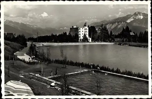 Ak Crans sur Sierre Montana Kanton Wallis, Hotel Beau, Sejour & piscine