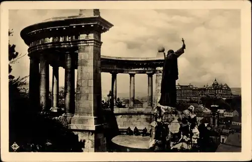 Ak Budapest Ungarn, Gellert-Denkmal