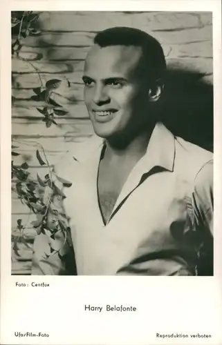 Ak Schauspieler Harry Belafonte, Portrait