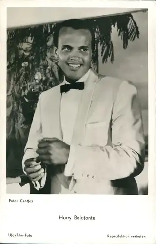 Ak Schauspieler Harry Belafonte, Portrait