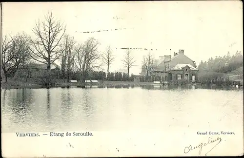 Ak Verviers Wallonien Lüttich, Etang de Seroulle