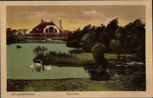 Ak Gelsenkirchen im Ruhrgebiet, Stadtpark