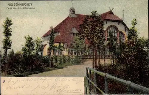 Ak Gelsenkirchen im Ruhrgebiet, Kaisergarten