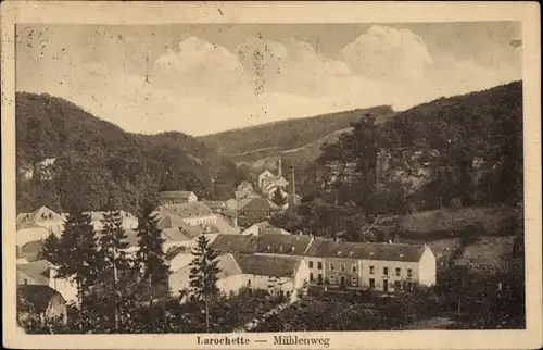 Ak Larochette Fels Luxemburg, Mühlenweg