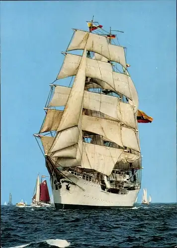 Ak Segelschiff Gloria