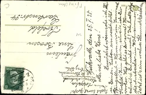 Ak Glückwunsch Pfingsten, Mädchen mit Blumen, Blumenwiese