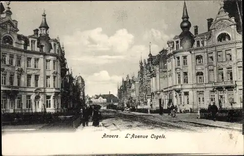 Ak Antwerpen Antwerpen Flandern, Avenue Cogels