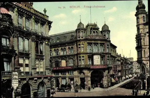 Ak Berlin Mitte, Friedrichstraße, Panopticum