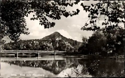 Ak Jena in Thüringen, Hausberg, Brücke