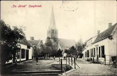 Ak Langbroek Utrecht Niederlande, De Brink