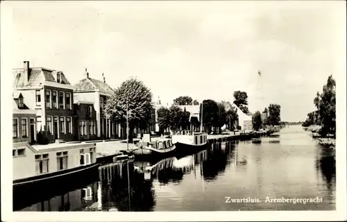 Ak Zwartsluis Overijssel Niederlande, Amerbergergracht