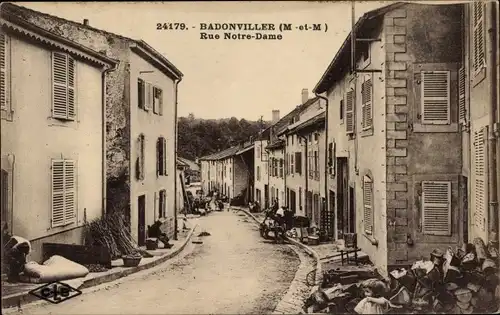 Ak Badonviller Badenweiler Meurthe et Moselle, Rue Notre Dame