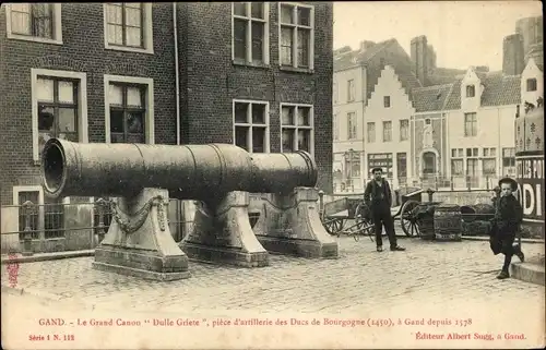 Ak Gand Gent Ostflandern, le Grand Canon Dulle Griete