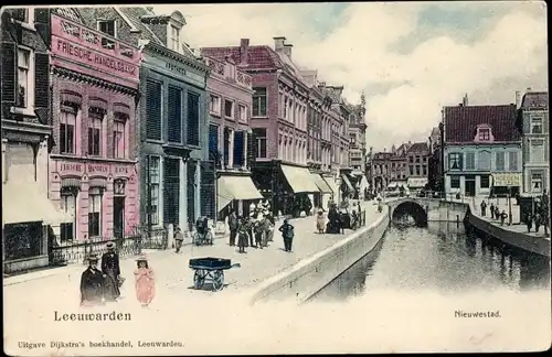Ak Leeuwarden Friesland Niederlande, Nieuwestad