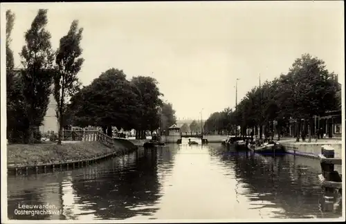 Ak Leeuwarden Friesland Niederlande, Oostergrachtswal