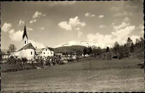 Ak Unterhaus Seeboden am Millstätter See Kärnten, Teilansicht, Kirche