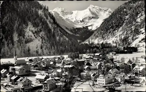 Ak Mallnitz in Kärnten, Panorama, Geiselkopf, Winter