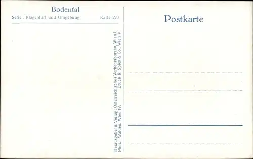 Ak Bodental in Kärnten, Dorfmotiv