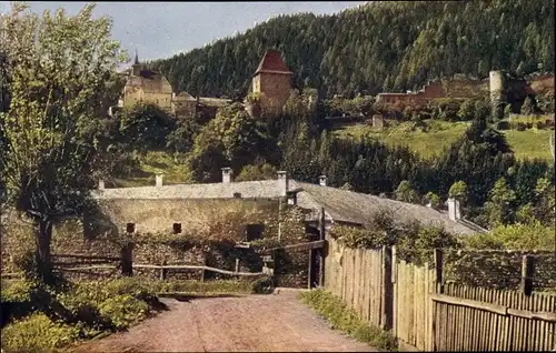 Ak Friesach in Kärnten, Ruine Petersberg