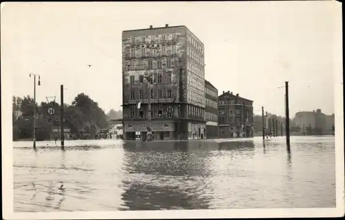 Foto Ak Chemnitz in Sachsen, Hochwasser