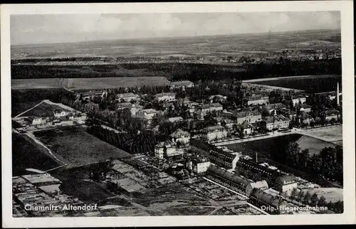 Ak Altendorf Chemnitz in Sachsen, Fliegeraufnahme