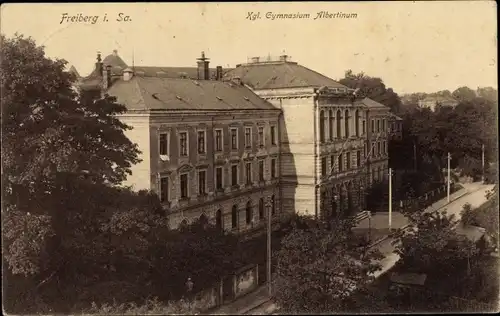 Ak Freiberg in Sachsen, Kgl. Gymnasium Albertinum