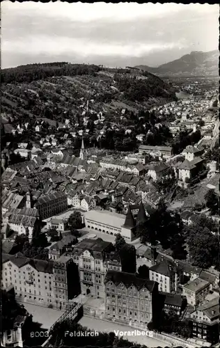 Ak Feldkirch Vorarlberg, Ortsansicht, Vogelperspektive