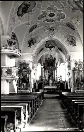 Ak Kirchberg in Tirol, Dorfkirche, Inneres