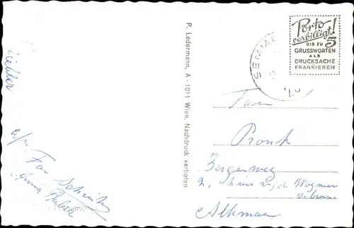 Ak Breitenstein am Semmering Niederösterreich, Pension Marie