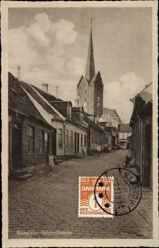 Ak Nakskov Lolland Dänemark, Bibrostroede
